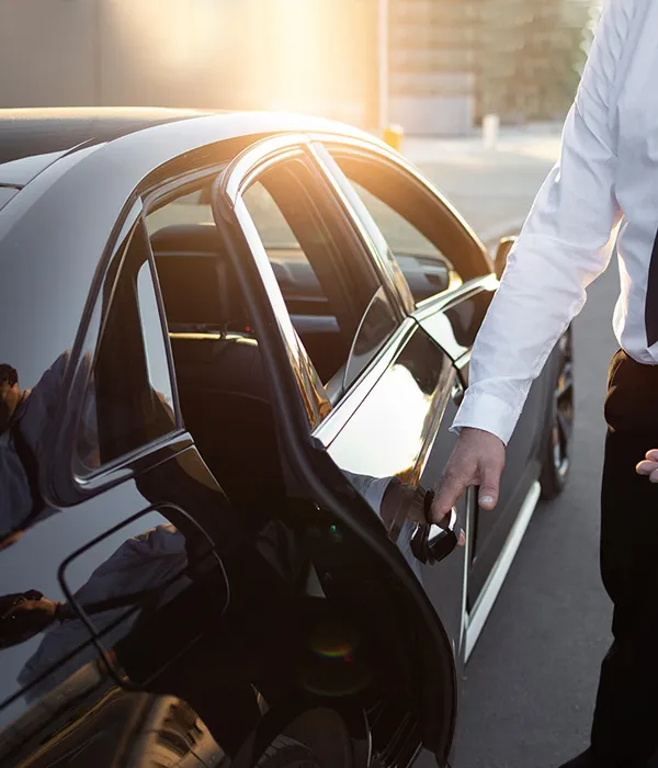 Chauffeur service at a hotel