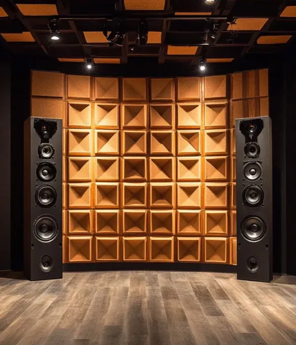 Quiet soundproofed hotel room